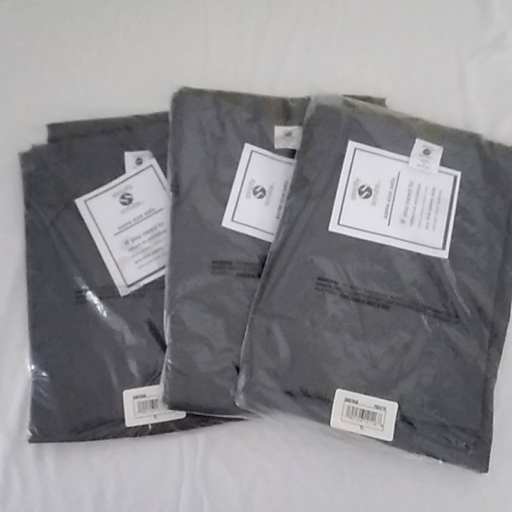 Scrub Sets, Strictly Scrubs Set Bundle (3 Sets) Unisex XL Pewter NWT